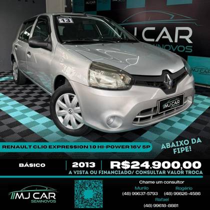 RENAULT CLIO 1.0 EXPRESSION 16V FLEX 4P MANUAL
